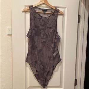 Forever 21 Purple Lace Bodysuit